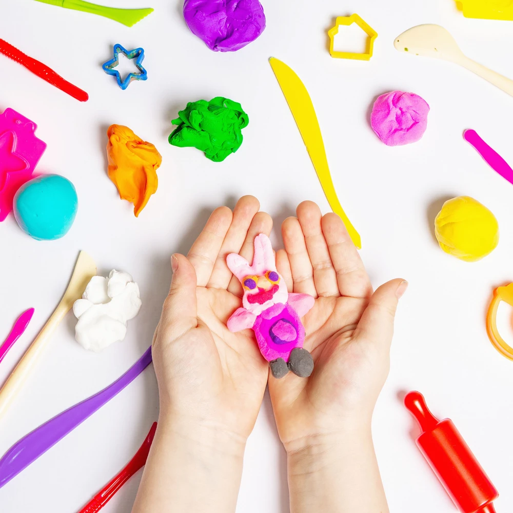 Bez Marki PUUTOS Plastilino polimerinio molio žaismingos tešlos plastikinė masė 12 vnt