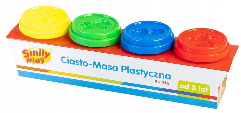 Bez Marki Pyragų pasta 4 indeliai 56g - Smily Play