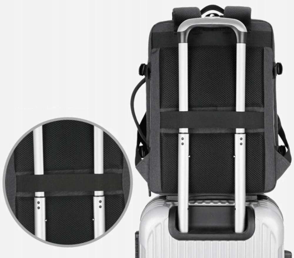 Bez Marki Rankinio bagažo kuprinė lėktuvui 45x30x20 LOT Lufthansa EasyJet USB batams