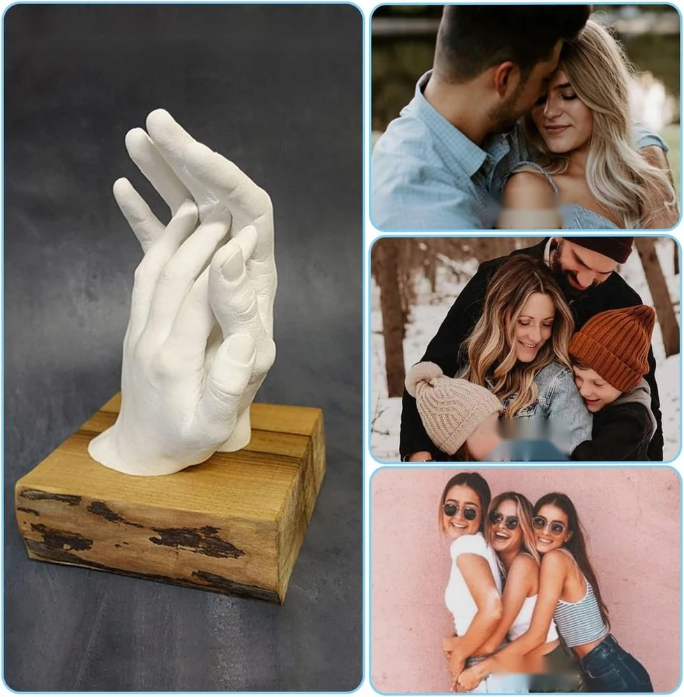Bez Marki Rankų liejimas rankomis DIY gipso 3D pilnas suvenyras