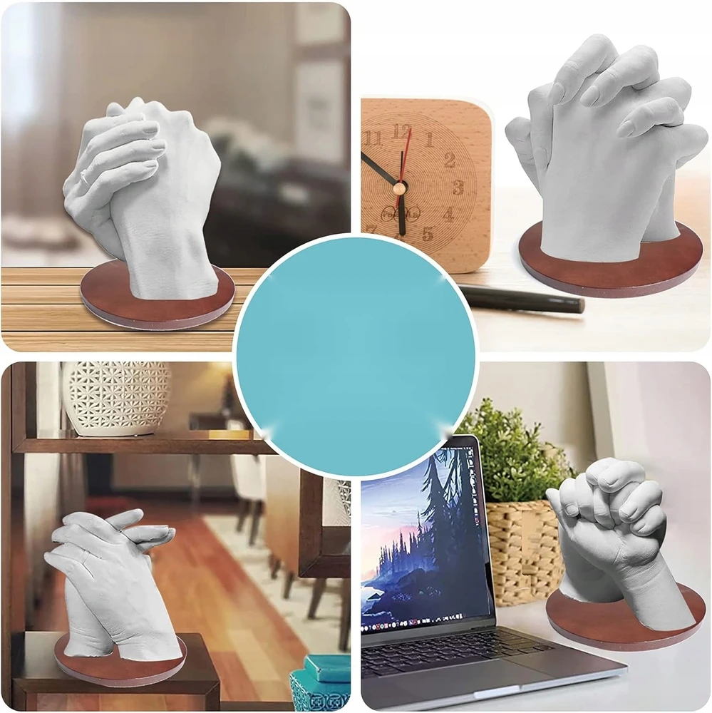 Bez Marki Rankų liejimas rankomis DIY gipso 3D pilnas suvenyras