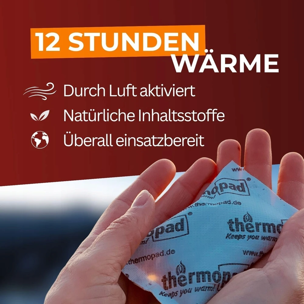 Bez Marki Vokietija Rankų šildyklė Thermopad Hand Warmer 10 porų