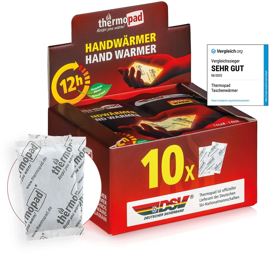 Bez Marki Vokietija Rankų šildyklė Thermopad Hand Warmer 10 porų