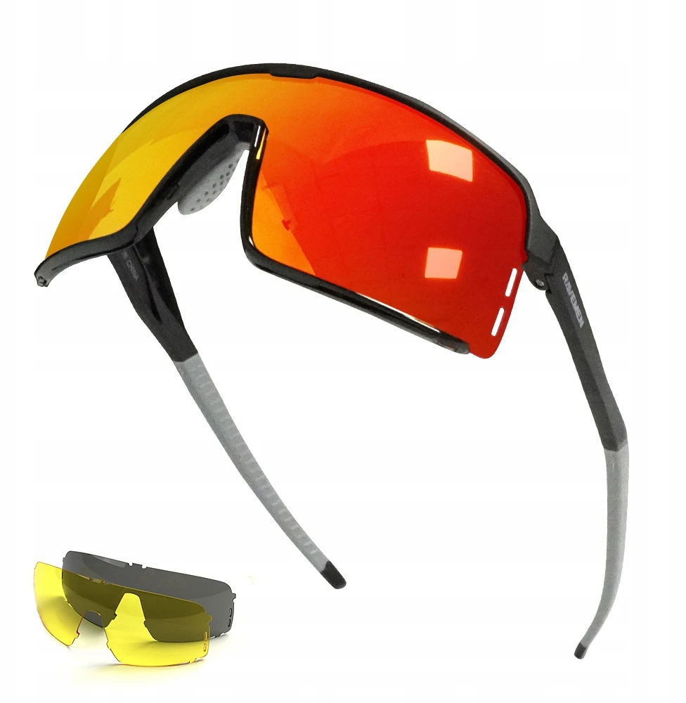 Bez Marki Ravemen Cg12 dviračių akiniai, Revo Tac Hd, Uv400, Tr90 rėmas