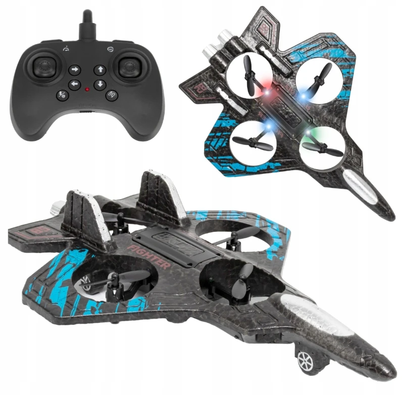 Bez Marki RC AIRPLANE FOAM JET RC nuotolinio valdymo pultas Dronas LED 360° ROTATION