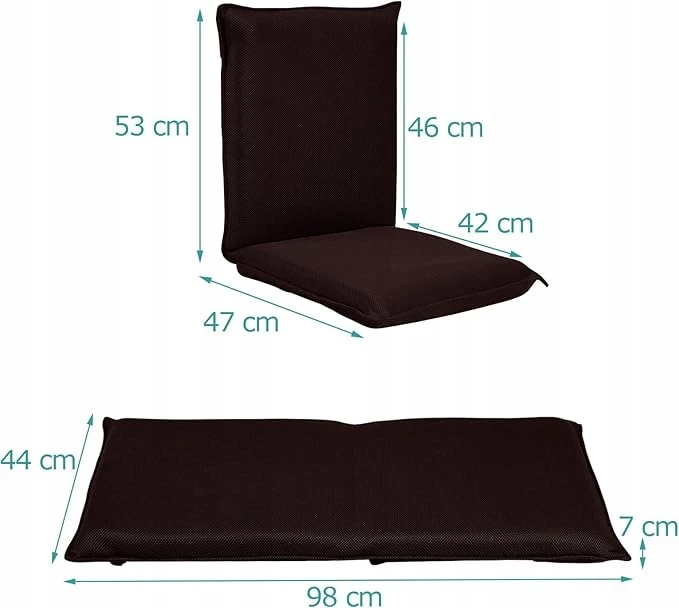 Bez Marki Reguliuojama grindų sofa-fotelis patogiam poilsiui