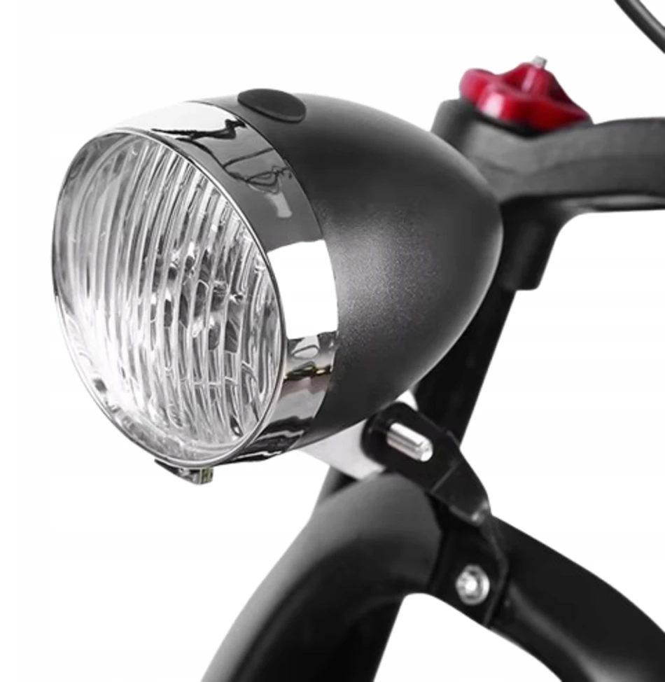Bez Marki RETRO LED DVIRAČIO PRIEKINIS LEMPAS, Juodas, 3 DIODAI