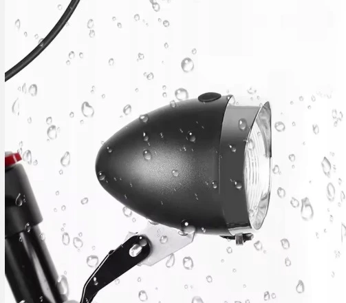 Bez Marki RETRO LED DVIRAČIO PRIEKINIS LEMPAS, Juodas, 3 DIODAI