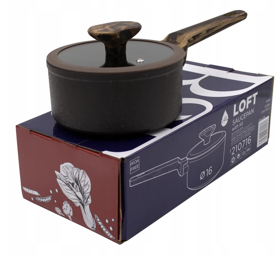 Bez Marki Riley&Taylor Loft puodas su dangčiu 1,4L