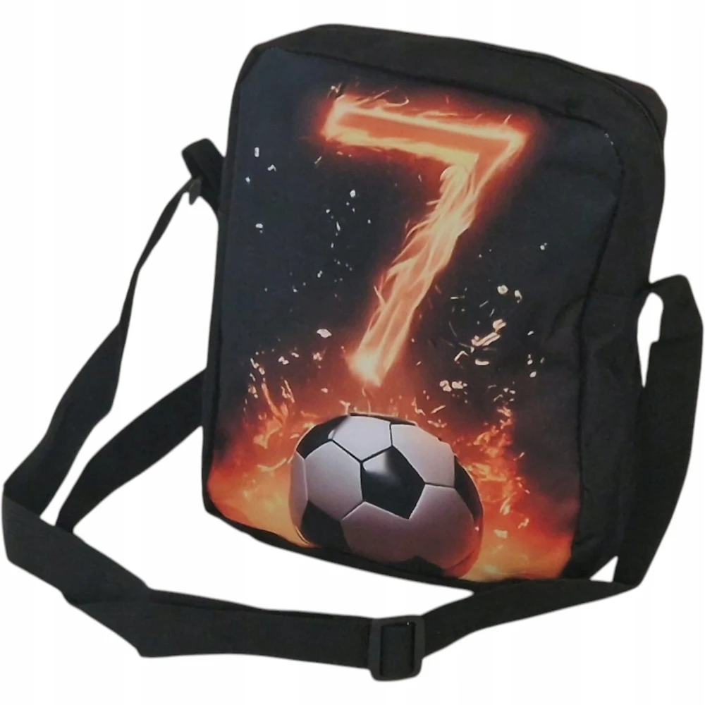 Bez Marki Rinkinys 3in1: Kuprinė, pieštukinė ir rankinė berniukui su futbolo tema