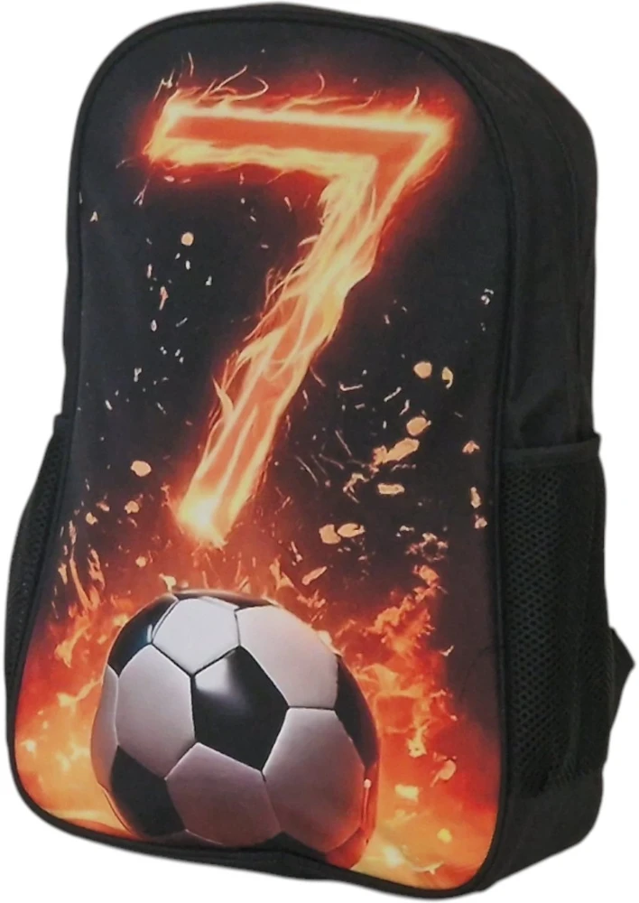 Bez Marki Rinkinys 3in1: Kuprinė, pieštukinė ir rankinė berniukui su futbolo tema