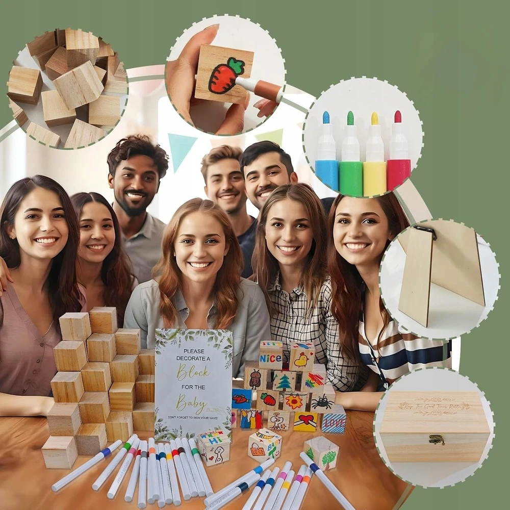 Bez Marki Rinkinys 78 žaidimai baby shower, dovana svečiams