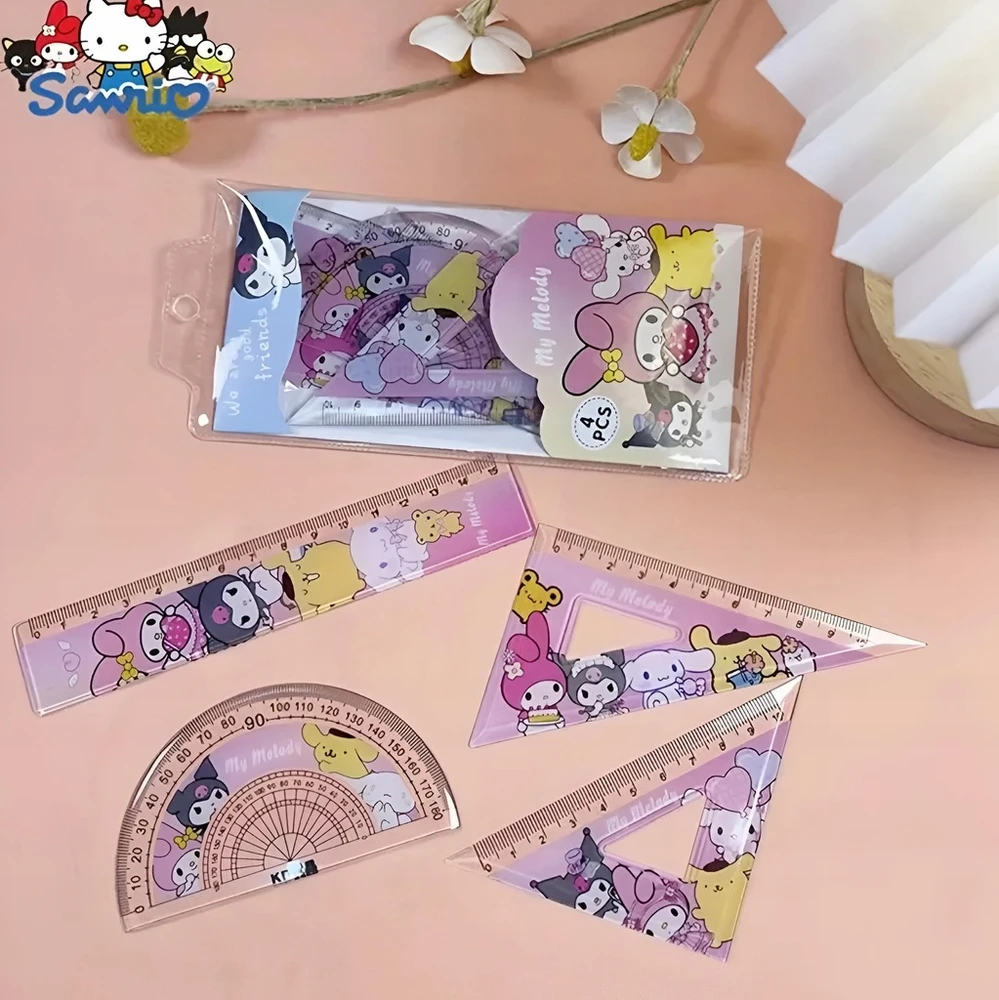 Bez Marki Rinkinys geometryczny Sanrio Kuromi, Cinnamoroll, Pompompurin, My Melody