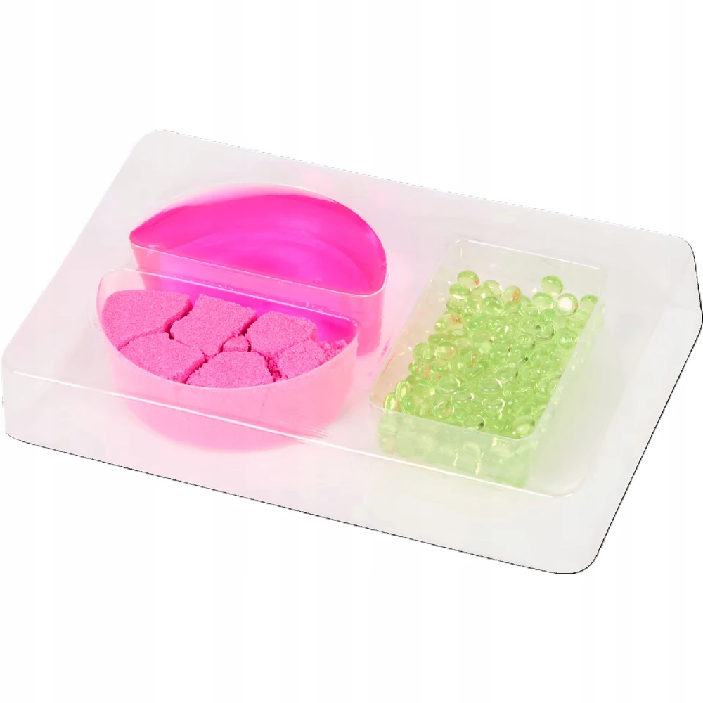 Bez Marki Rinkinys slime Rinkinys 3-częściowy putty + piasek magiczny róż+geltona