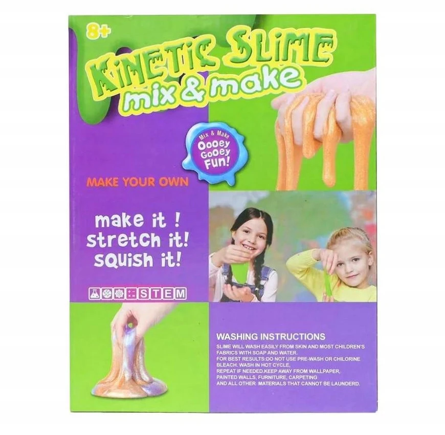 Bez Marki RINKINYS SLIME SLUTS PADARYTI KŪRYBINGUS PASIDARYKITE PATS PLASTIKOS PASTA