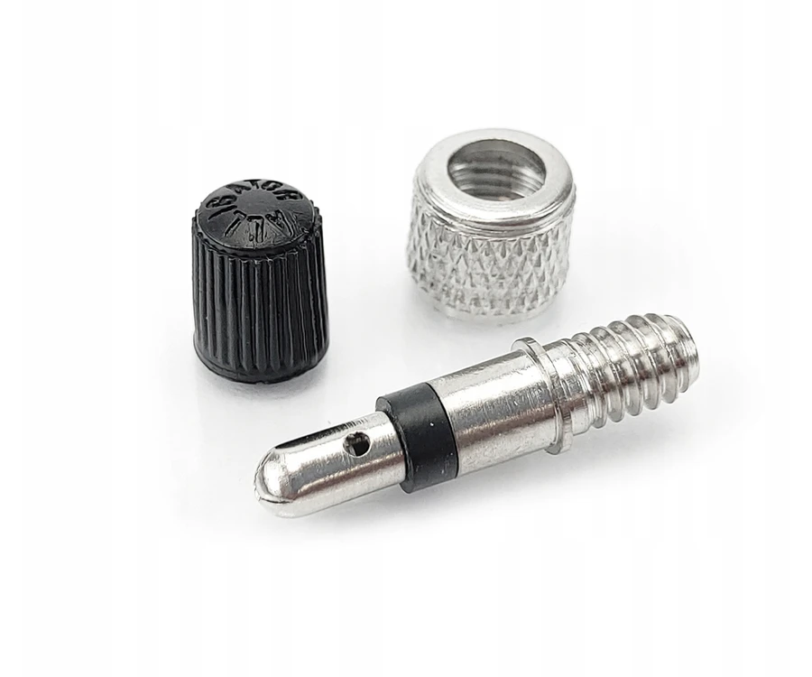 Bez Marki Rinkinys zawór do dętki rowerowej komplet su kapturkiem - Dunlop / DV - 5 vnt.