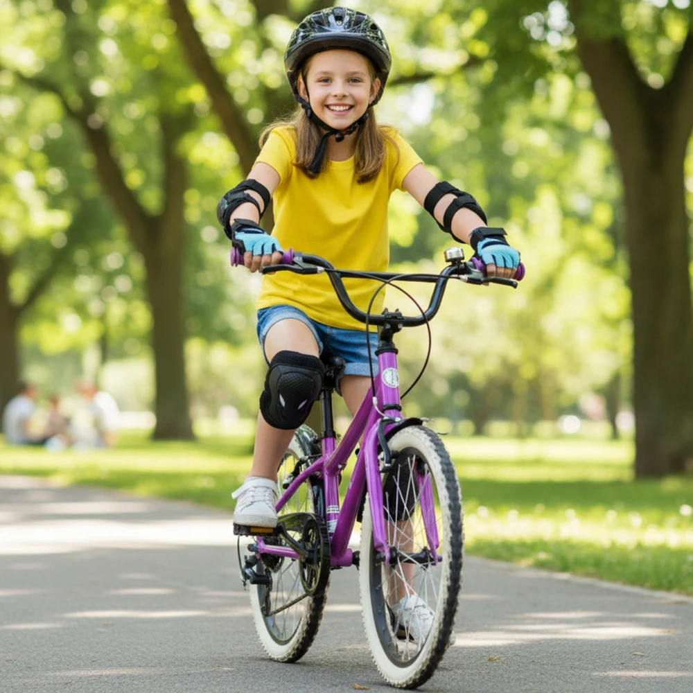 Bez Marki ROLLER PROTECTORS DVIRAČIO KELIO IR ALKUNIŲ RINKINYS VAIKAMS IR JAUNIMUI