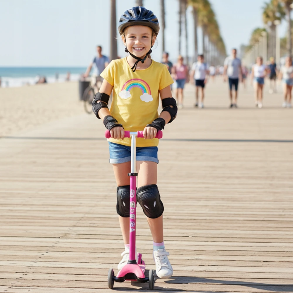 Bez Marki ROLLER PROTECTORS DVIRAČIO KELIO IR ALKUNIŲ RINKINYS VAIKAMS IR JAUNIMUI