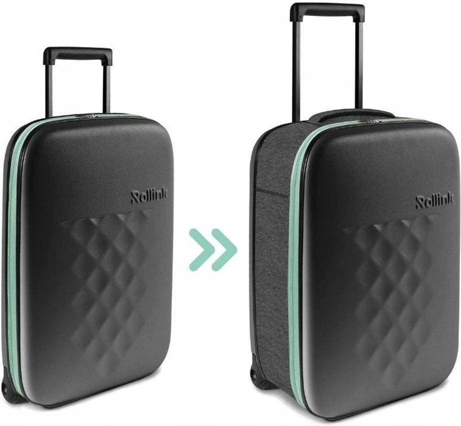 Bez Marki Rollink Flex Eath 55 cm kelioninis lagaminas, Summer Mint