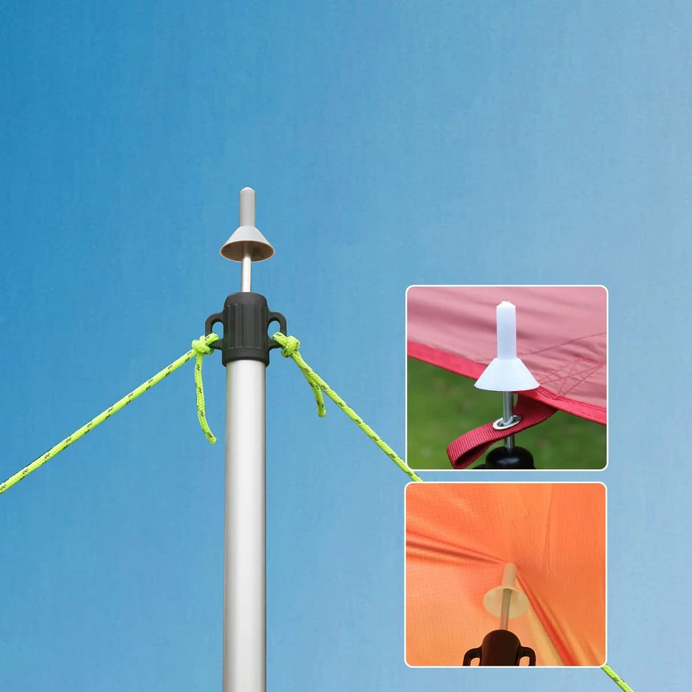 Bez Marki RURKA TELESKOPOWA 90-230CM aliumininės TELEPOLE DO NAMIOTU STELAŻ DO MARKIZY