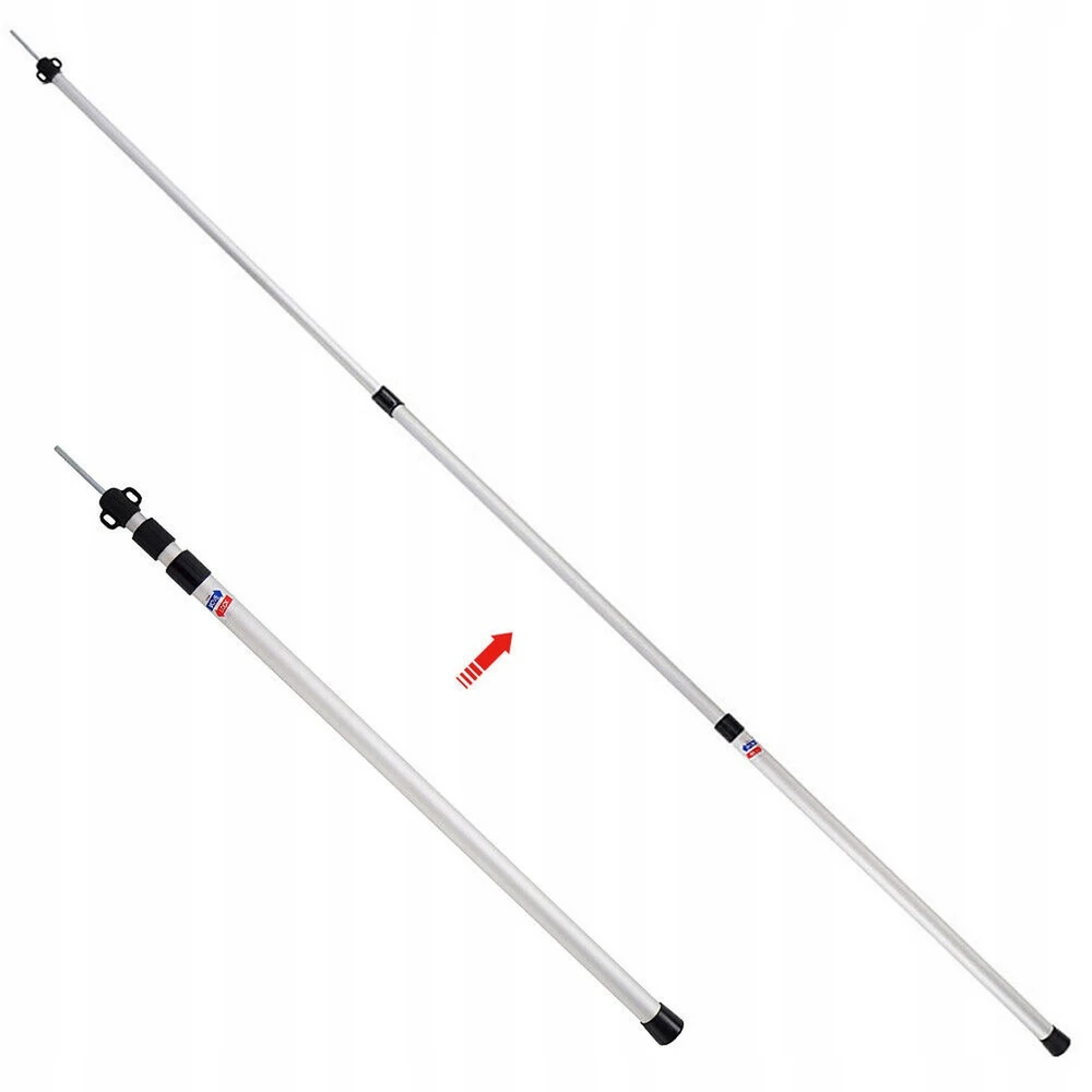 Bez Marki RURKA TELESKOPOWA 90-230CM aliumininės TELEPOLE DO NAMIOTU STELAŻ DO MARKIZY