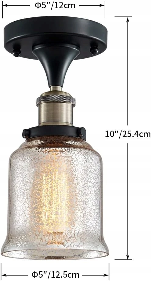 Bez Marki Saint Mossi lampa sufitowa szklana