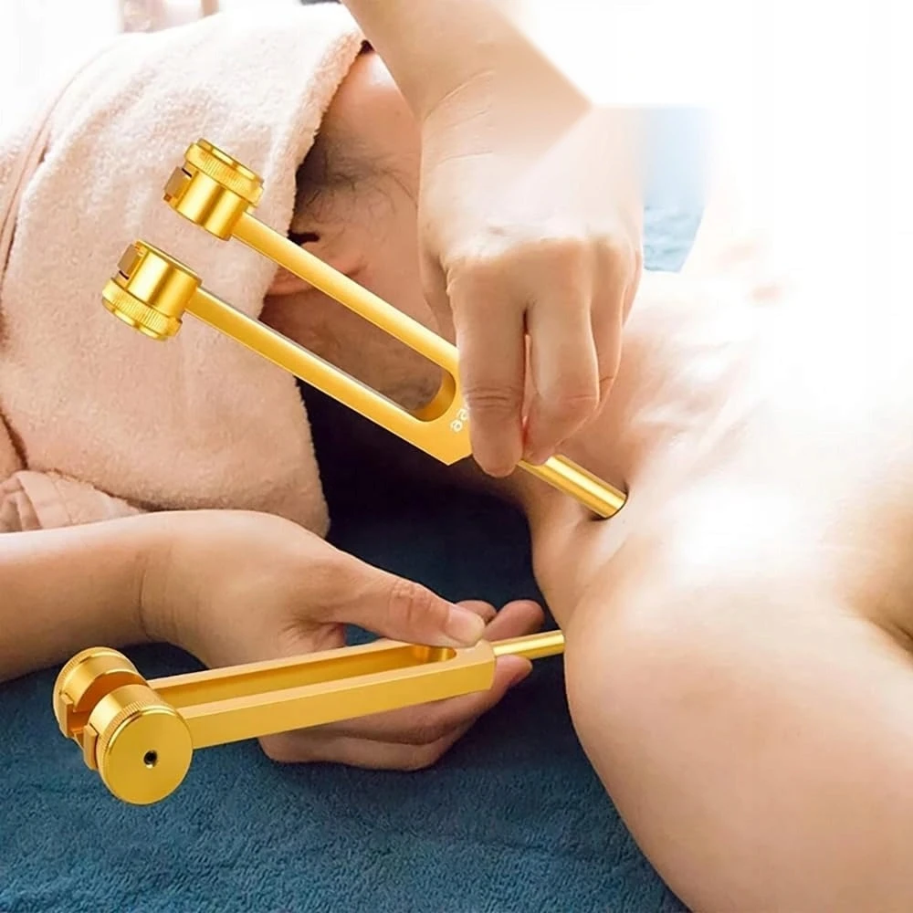 Bez Marki ŠAKĖS TUUNINGŲ KOMETRONŲ RINKINYS 4 VIENES GARSO TERAPIJAI