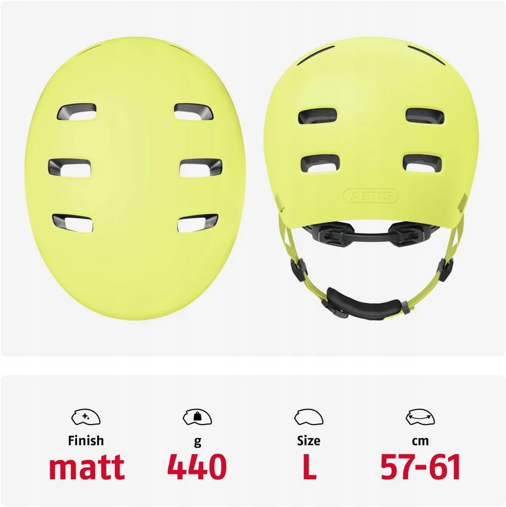 Bez Marki Šalmas Abus Xoxo mono yellow-L (57-62)