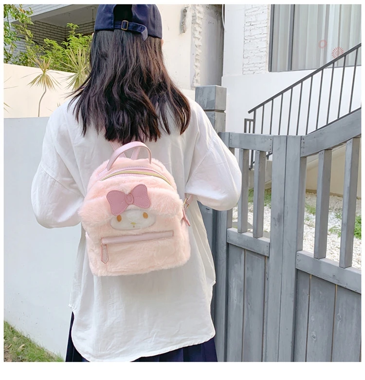 Bez Marki Sanrio Cinnamoroll Mini Kuprinė su Pakabuku, Rožinė