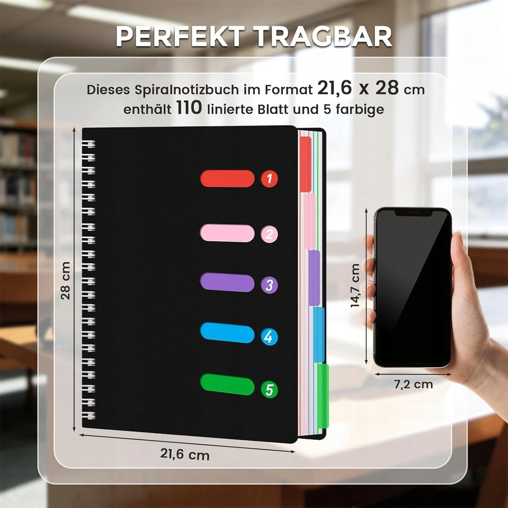 Bez Marki SĄRAŠŲJŲ KNYGELIO A4 SPIRALINĖS KIETOS VIRŠELIO 220 PUSL.
