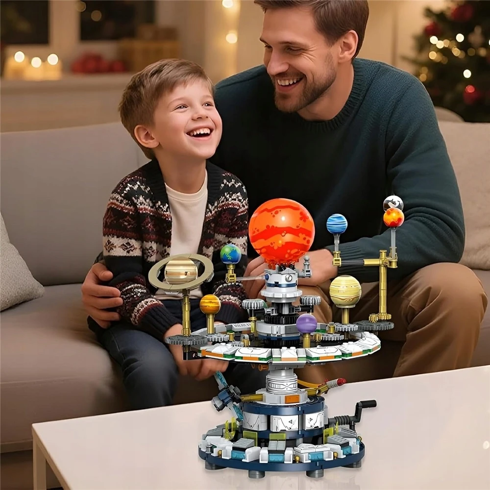 Bez Marki SAULĖS SISTEMOS BLOKAI, KONSTATUOTI MINI PLANETARIO SAULES MODELYJE