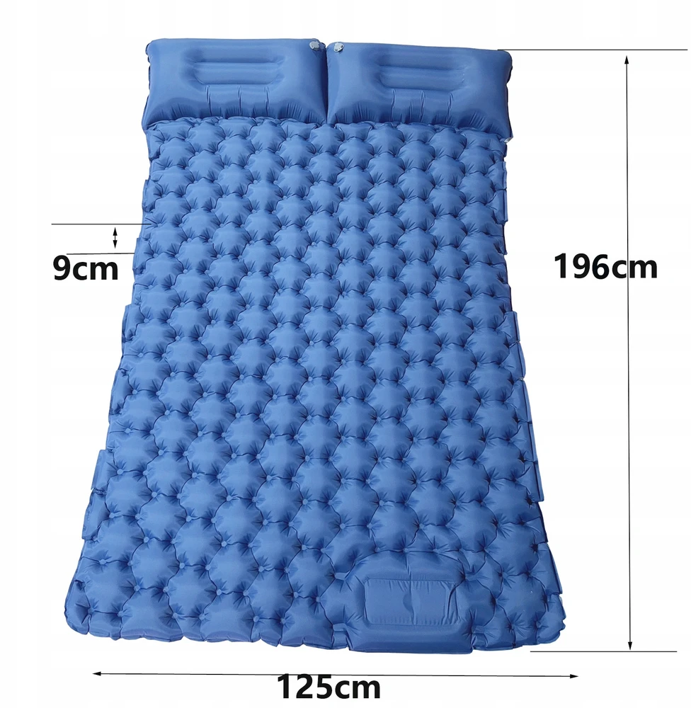 Bez Marki Savaime prisipučiantis KILIMAS, STORIS 9cm, KEMPINGAS ČIUŽINIS PORAMS, NAVY MĖLYNAS