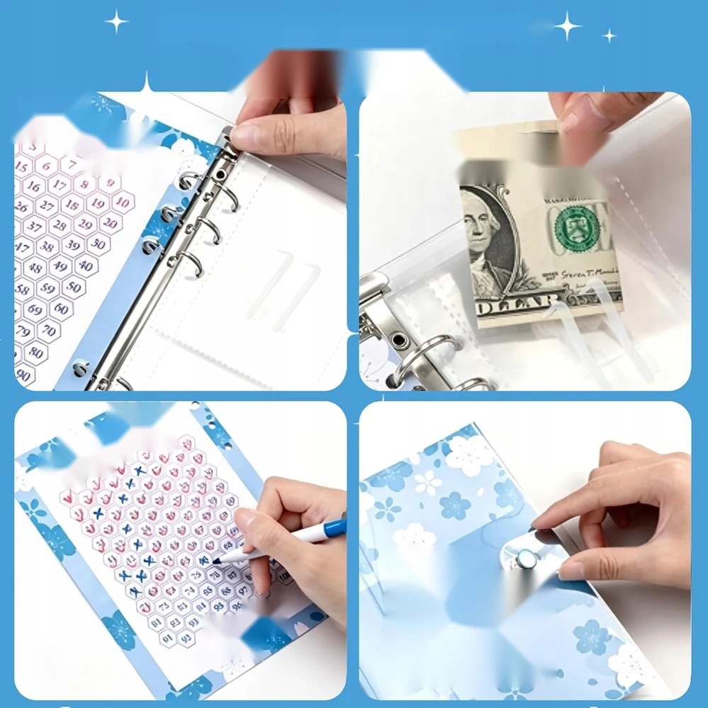 Bez Marki SAVING BINDER 100 VOKELIŲ AKCENTAI BIURAS TEKSTO PLANUOTOJAS
