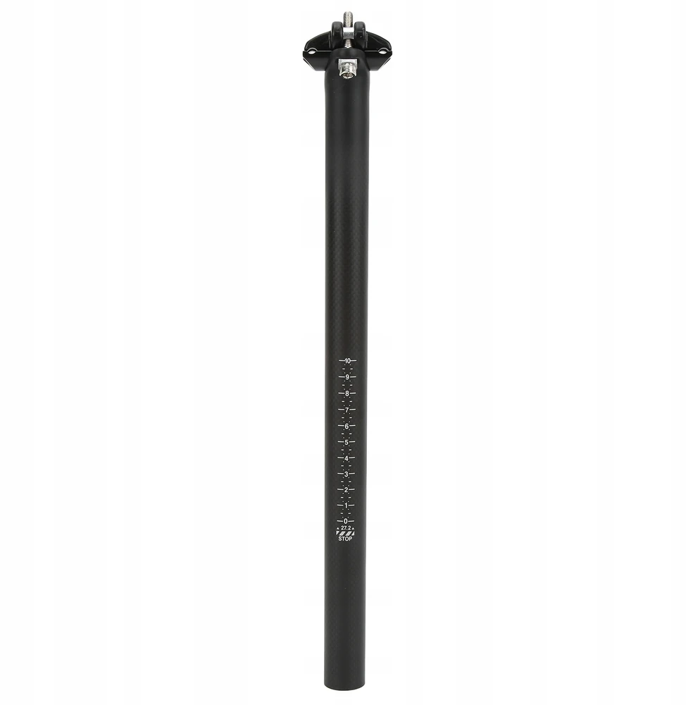 Bez Marki Sėdynės atrama Anglies pluošto dviračio sėdynės atrama 27.2mm/350mm