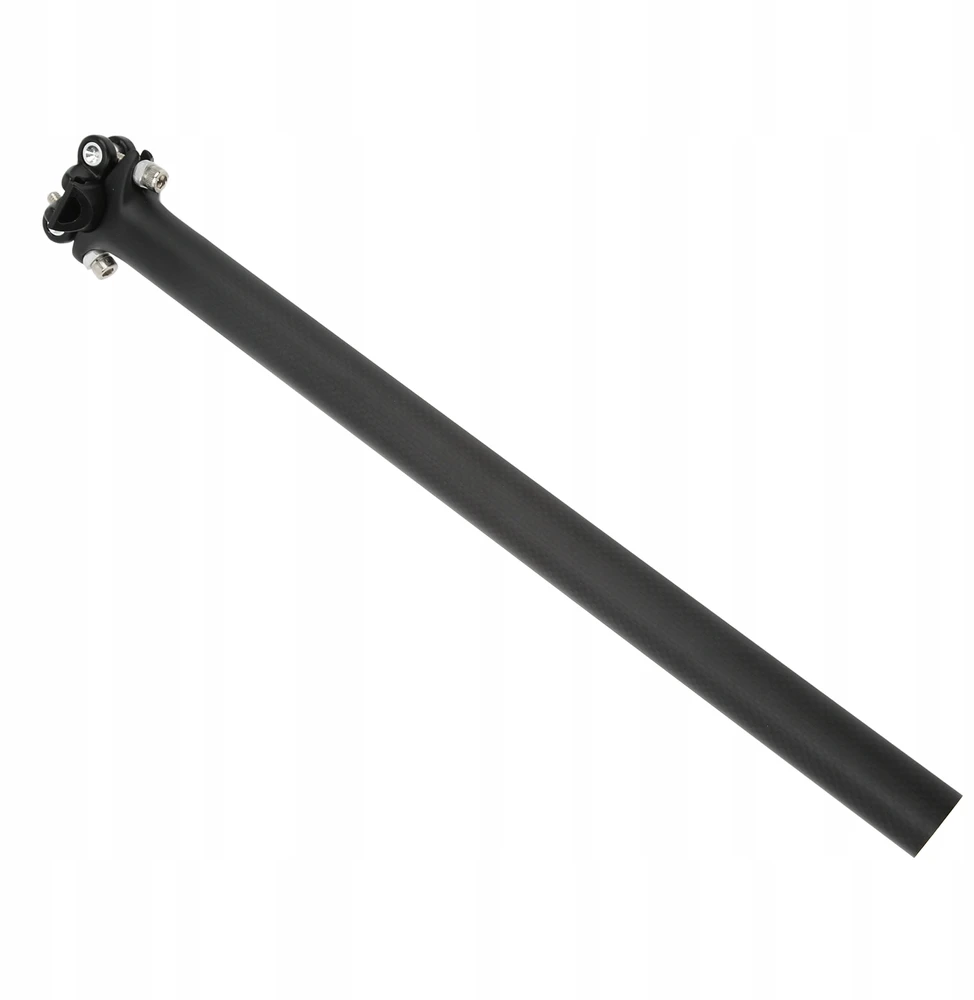 Bez Marki Sėdynės atrama Anglies pluošto dviračio sėdynės atrama 27.2mm/350mm