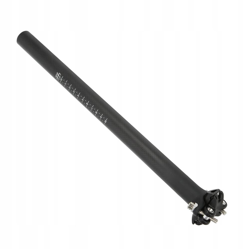 Bez Marki Sėdynės atrama Anglies pluošto dviračio sėdynės atrama 27.2mm/350mm