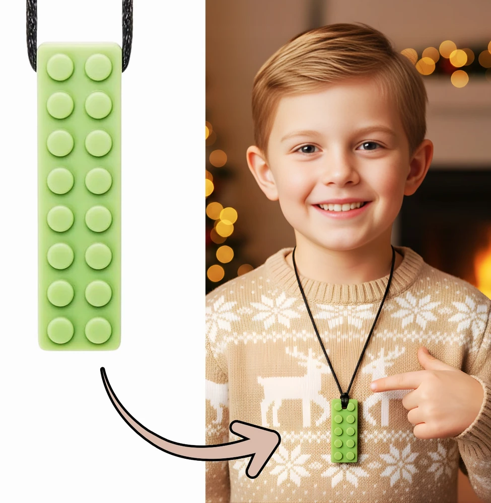 Bez Marki Sensoriniai dantys vaikams Logopeda Autizmas ADHD Silikonas BPA NEMOKAMAI