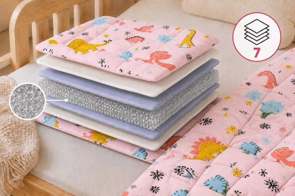 AM Tullo Bez Marki Sensoryczna kołdra obciążeniowa 3kg Różowa 100 cm x 150 cm TULLO