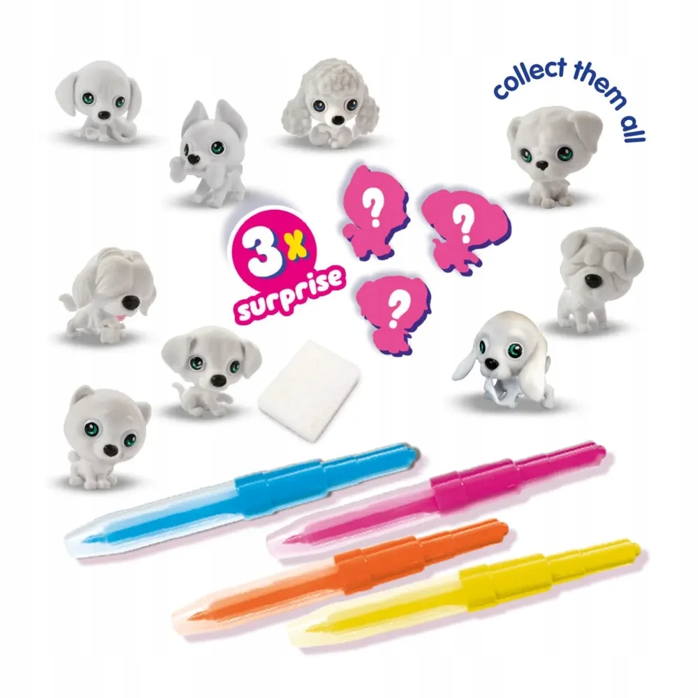 Bez Marki Ses_Creative Kūrybos rinkinys SES Creative Airbrush Puppies 14333