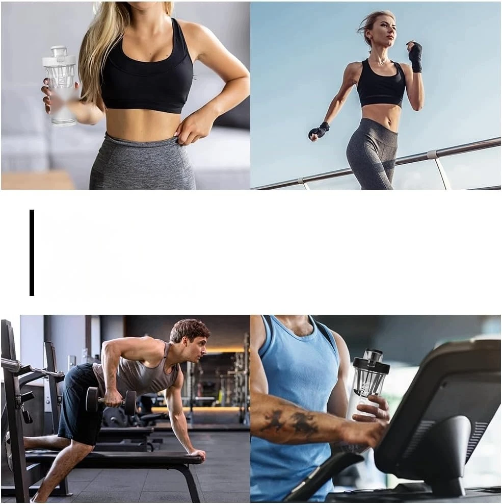 Bez Marki SHAKER 500 ml BUTELINIS BALTYMŲ PUODULIS VANDENS KOKTEILIAMS LAIKYTIS KAIRIS MIŠYKLĖLIS