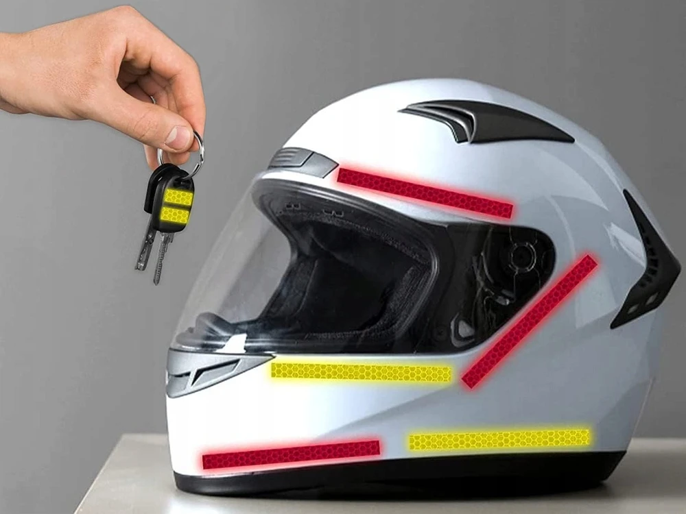 Bez Marki Sidabrinė lipni atspindinti juosta 1cm/8m dviračiui, automobiliui