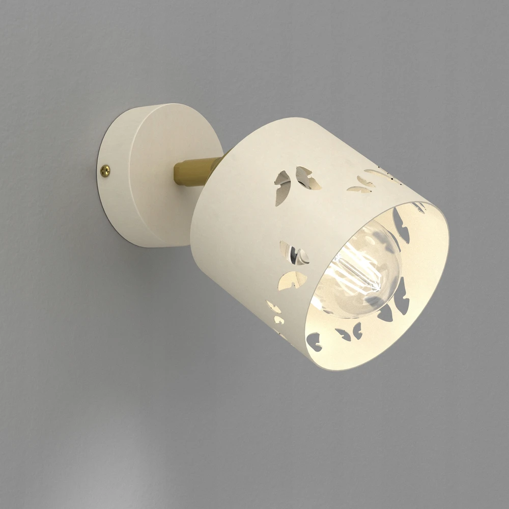 Bez Marki SIENINĖ VAIKŲ LEMPA STELLA KIDS BEIGE BUTTERFLIES VAIKŲ KAMBARYS