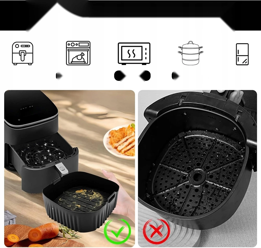 Bez Marki SILIKONINĖ FORMA 3 VIENETAI ORO GRUPINTUVĖS DAUGkartiniam naudojimui