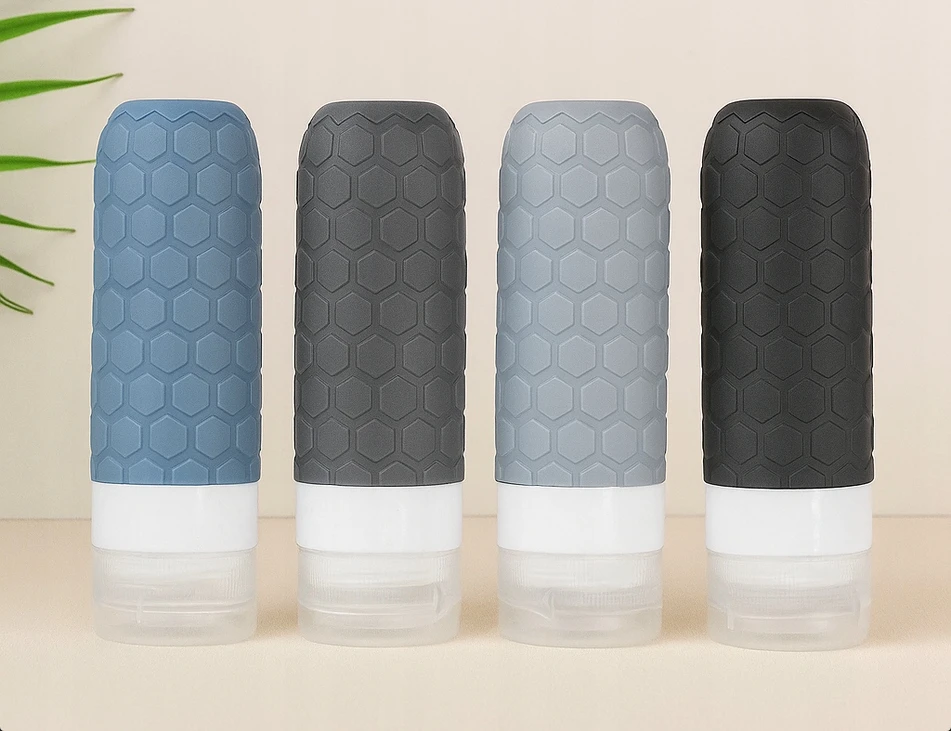 Bez Marki Silikoniniai kelioniniai buteliukai kosmetikai, 90ml, 4 vnt.