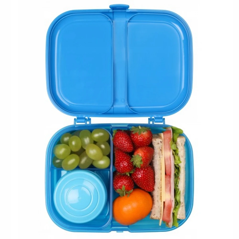Bez Marki Sistema Lunch Box Śniadaniówka pudełko na śniadanie 1,1 litra mėlyna