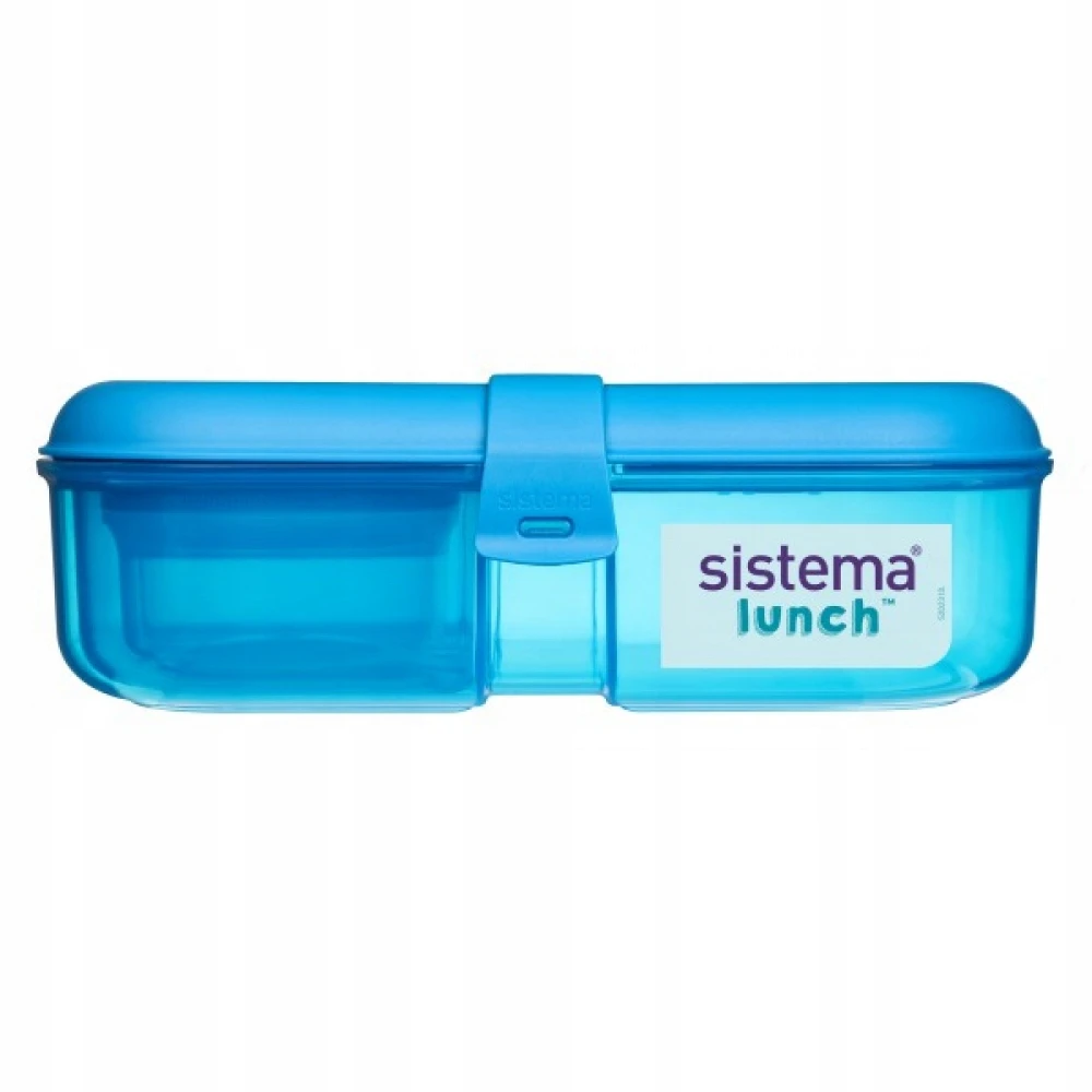 Bez Marki Sistema Lunch Box Śniadaniówka pudełko na śniadanie 1,1 litra mėlyna