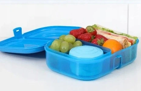 Bez Marki Sistema Lunch Box Śniadaniówka pudełko na śniadanie 1,1 litra mėlyna