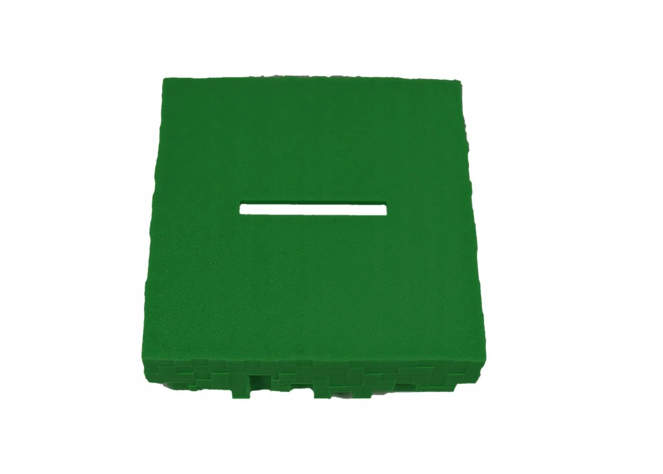 Bez Marki Skarbonka 3D Minecraft pomysł na prezent dekoracja pokój Trawa Grass