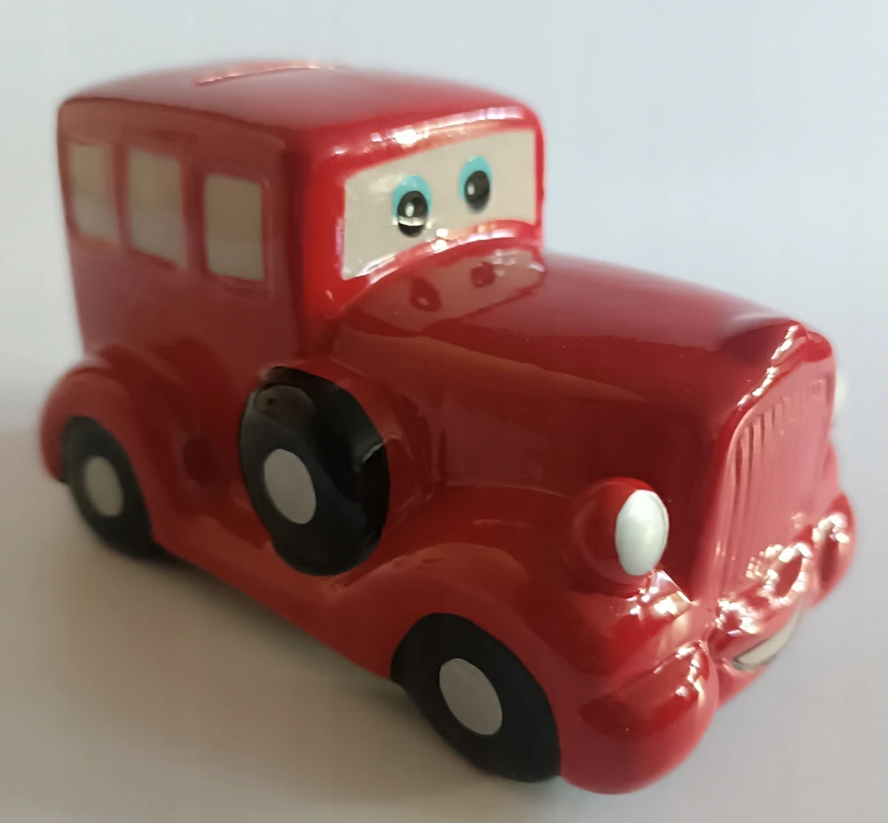 Bez Marki SKARBONKA AUTKO OTWIERANA CERAMICZNA SAMOCHÓD