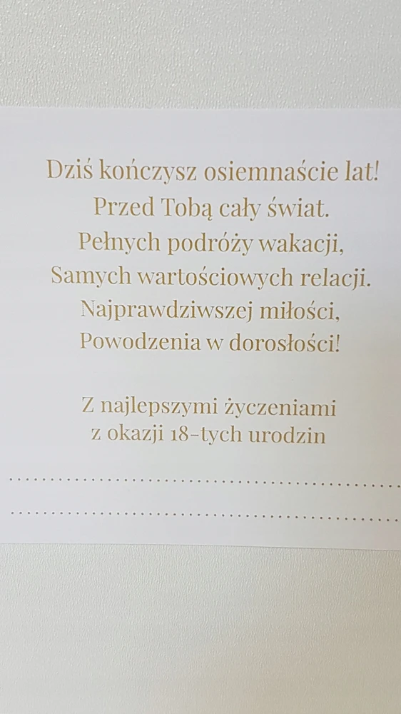 Bez Marki SKARBONKA DREWNIANA URODZINY PREZENT